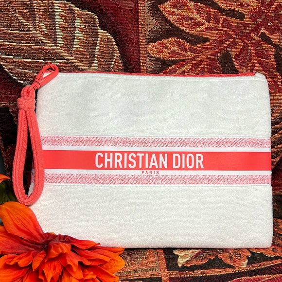 Dior Handbags - New Christian Dior Paris Wristlet Makeup Bag Clutch